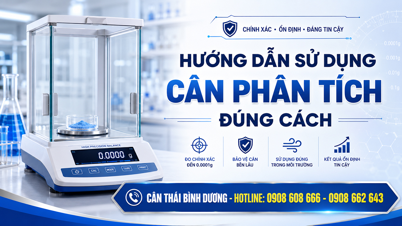 Hướng Dẫn Sử Dụng Cân Phân Tích Đúng Cách