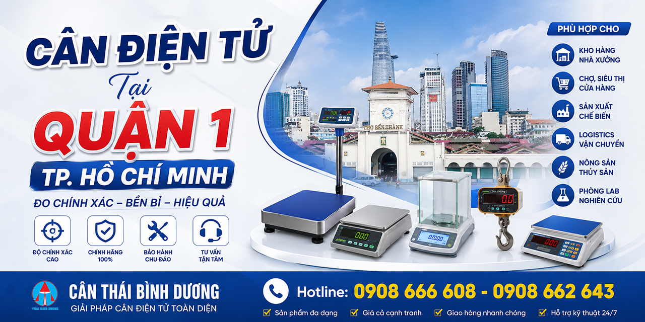 Cân Điện Tử Tại Quận 1 - TP. Hồ Chí Minh