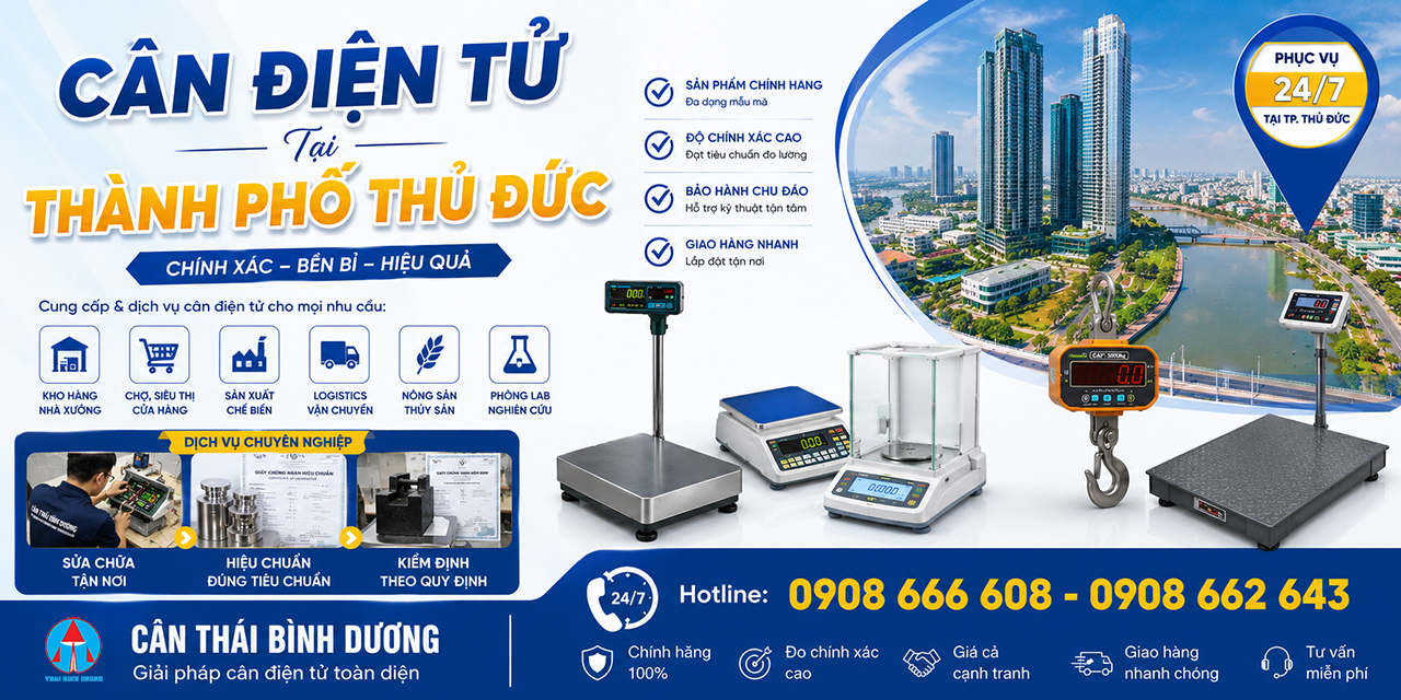 Cân Điện Tử Tại Thành Phố Thủ Đức