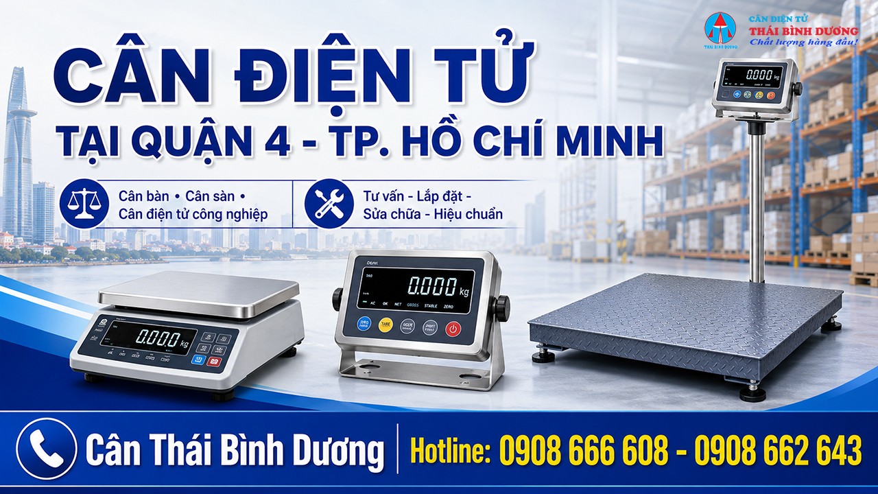 Cân điện tử quận 4