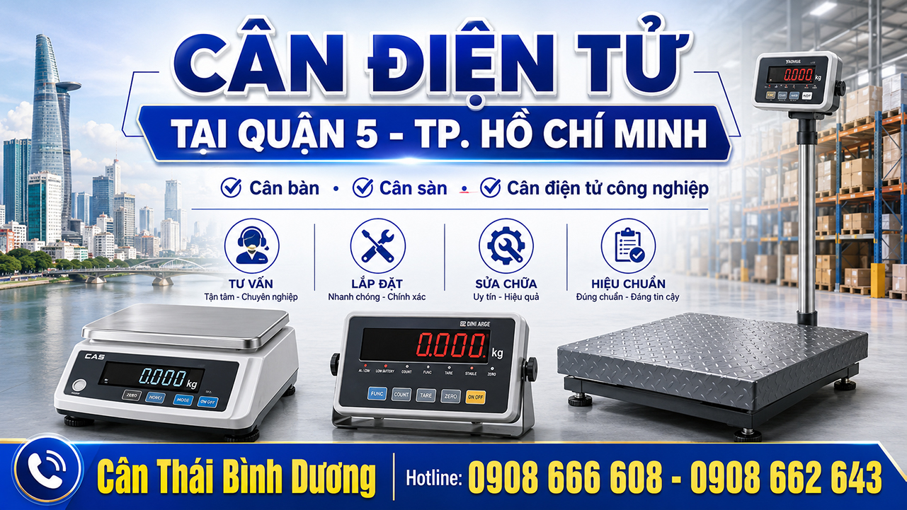 Cân điện tử quận 5