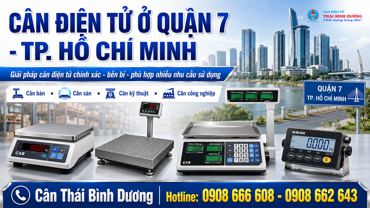 Cân Điện Tử Ở Quận 7 - TP. Hồ Chí Minh