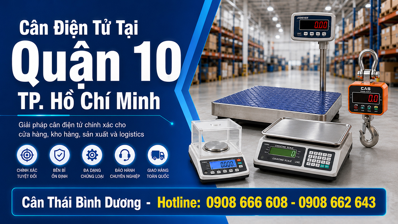 Cân điện tử quạn 10