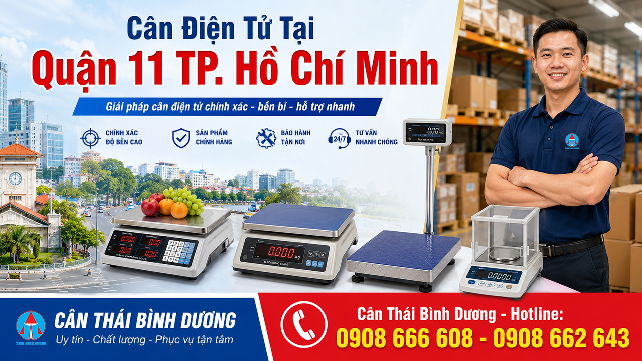 Cân điện tử quận 11