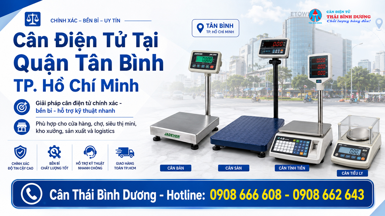 Cân điện tử tân bình