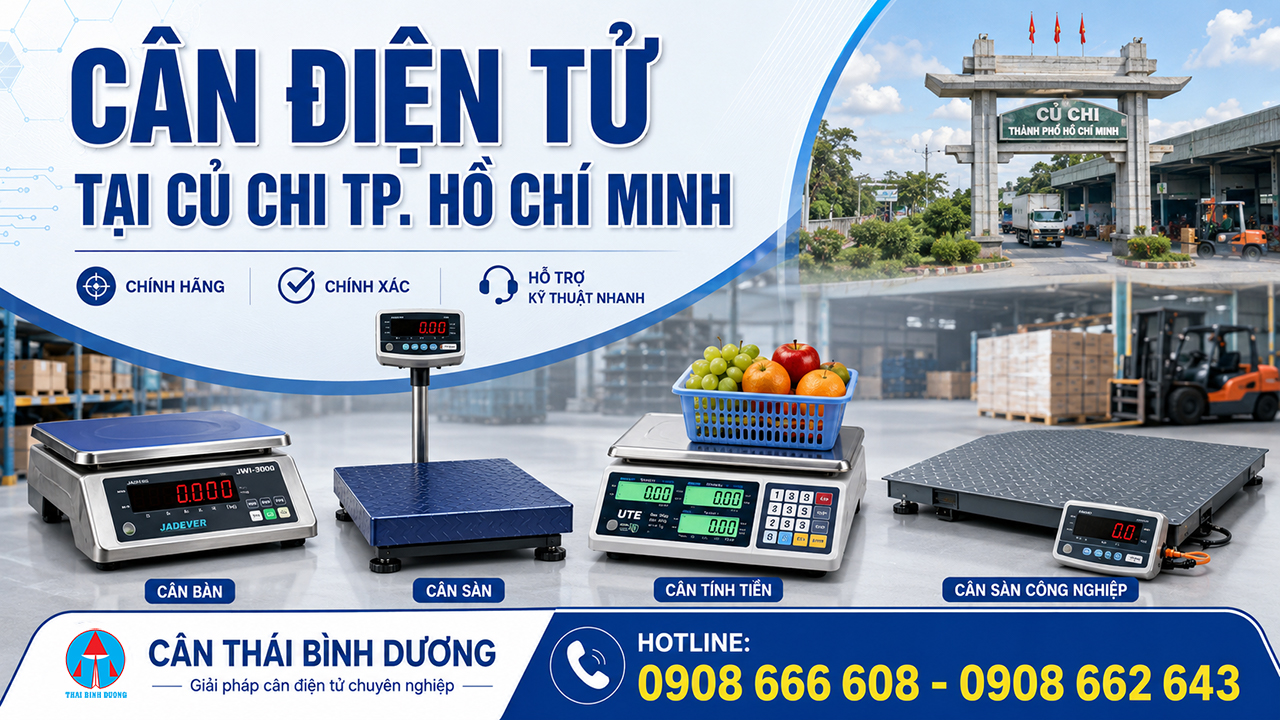 Cân Điện Tử Tại Củ Chi TP. Hồ Chí Minh