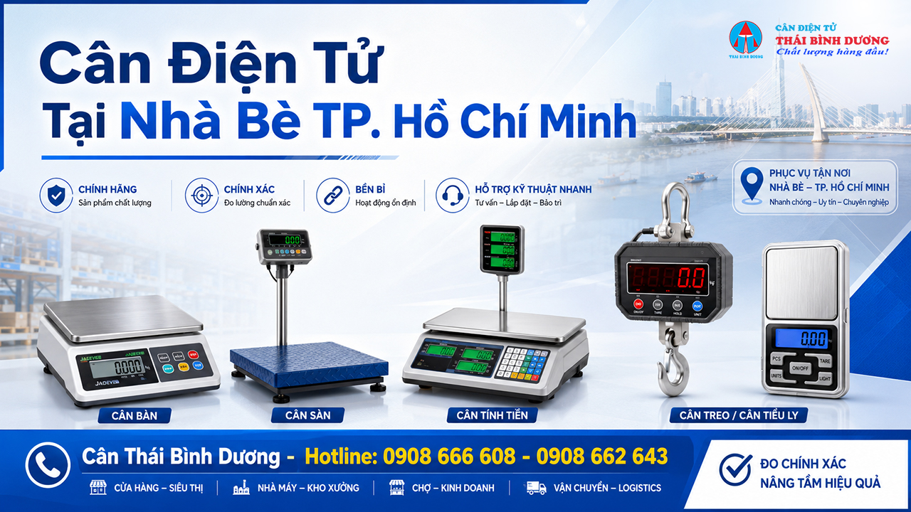 Cân Điện Tử Tại Nhà Bè TP. Hồ Chí Minh