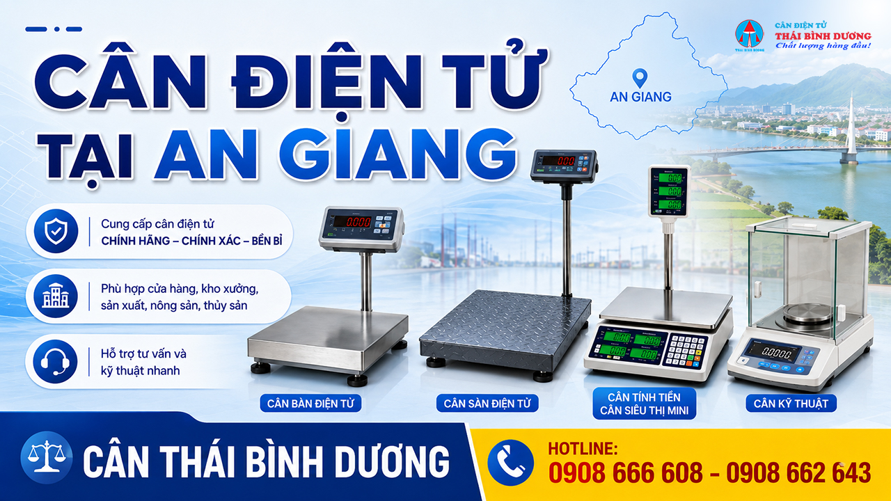 Cân Điện Tử Tại An Giang Chính Hãng