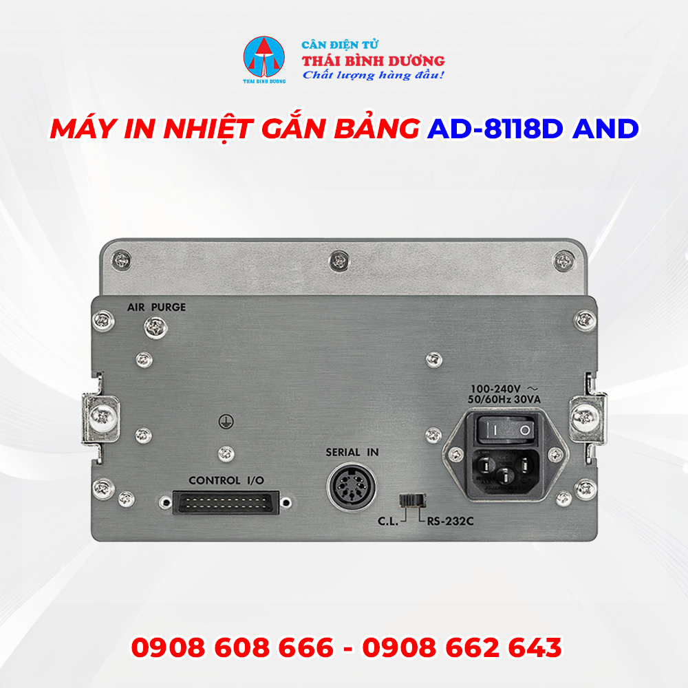 máy in nhiệt gắn bảng ad-8118d and 1