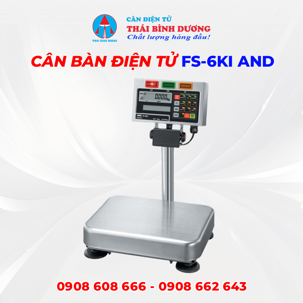 Cân Bàn Điện Tử FS-6Ki AND