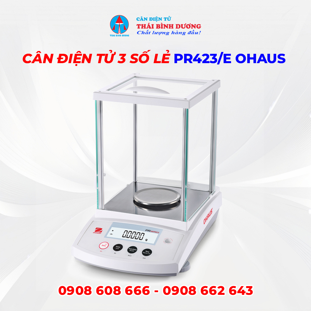Cân Điện Tử 3 Số Lẻ PR423/E Ohaus