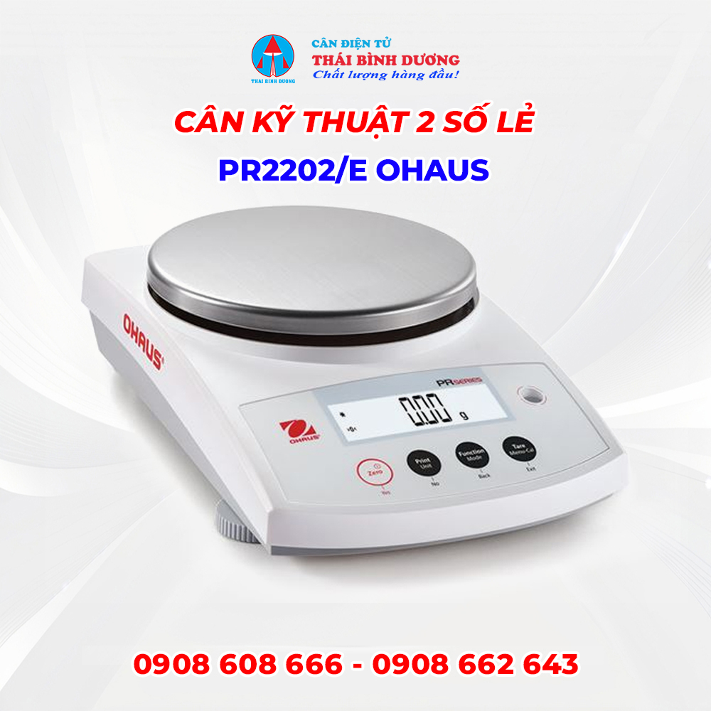 Cân Kỹ Thuật 2 Số Lẻ PR2202/E Ohaus