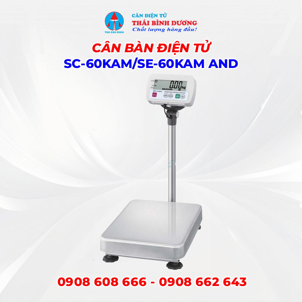 Cân Bàn Điện Tử SC-60KAM/SE-60KAM AND