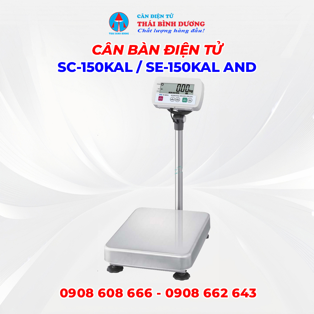 Cân Bàn Điện Tử SC-150KAL / SE-150KAL AND