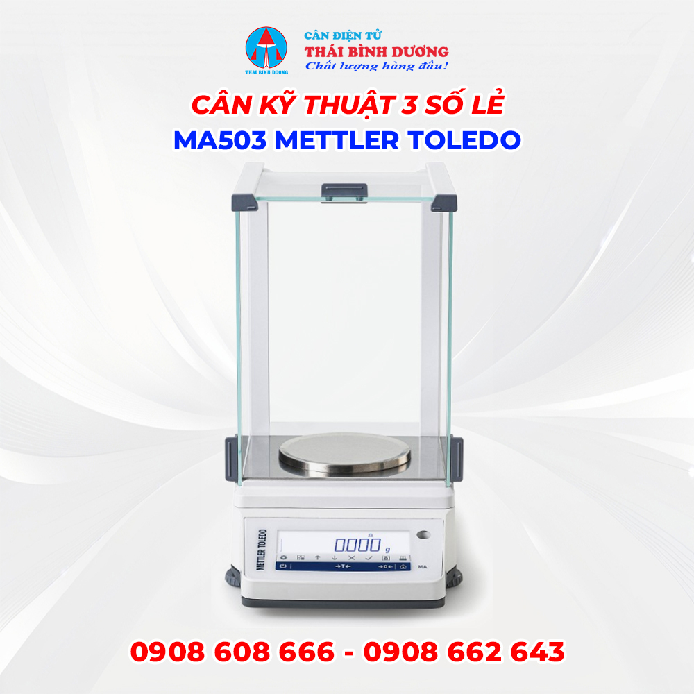 Cân Kỹ Thuật 3 Số Lẻ MA503 Mettler Toledo