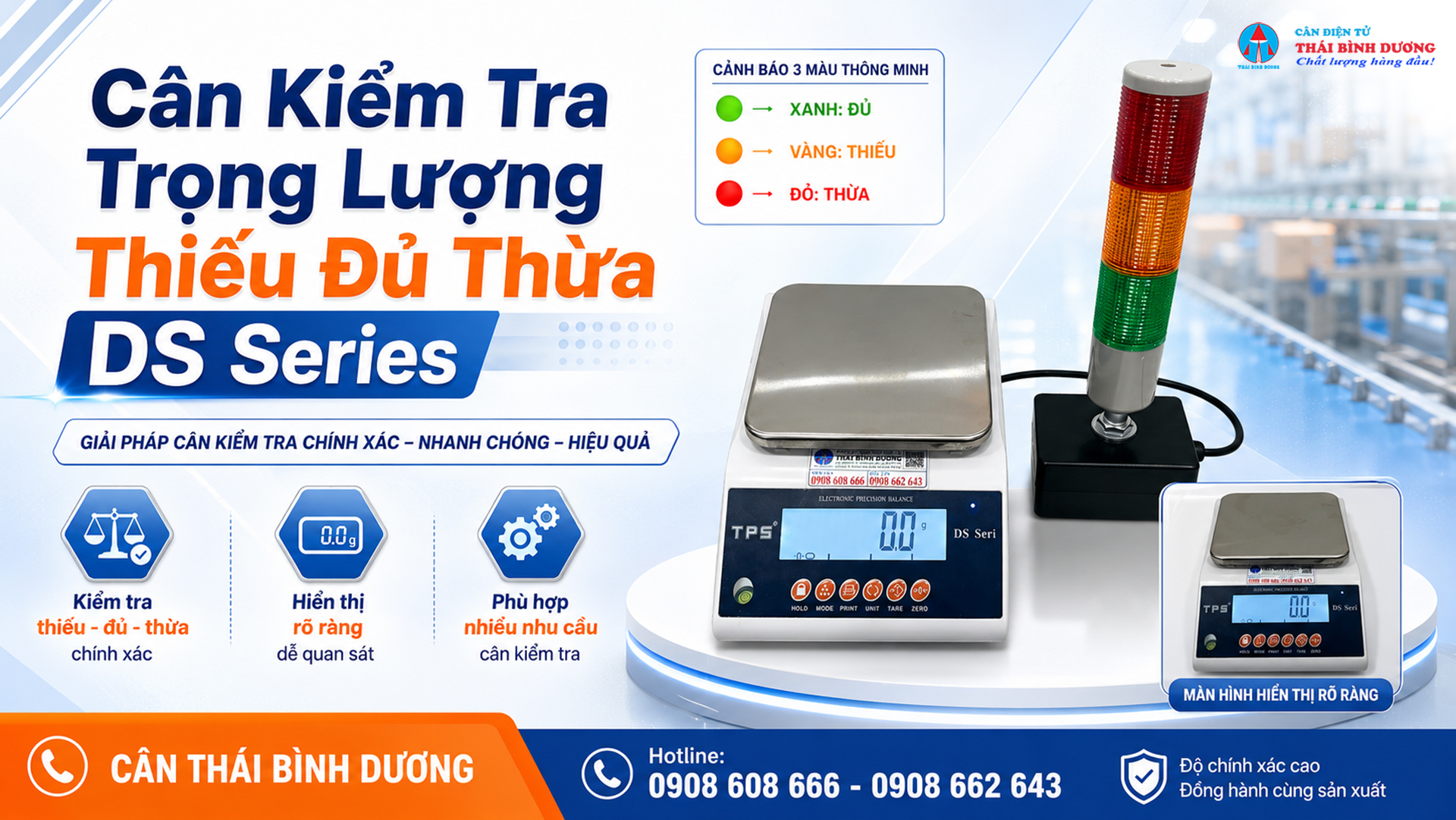 Cân điện tử ds series
