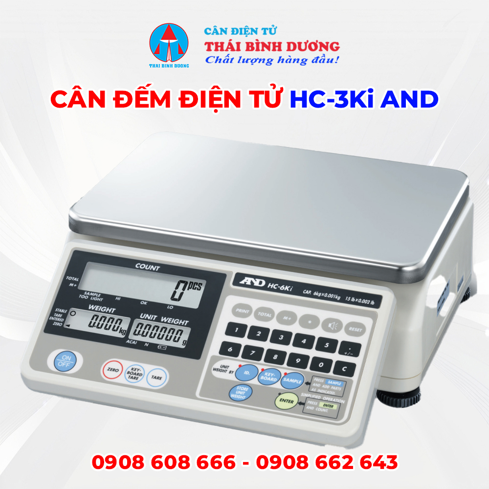 Cân Đếm Điện Tử HC-3Ki AND