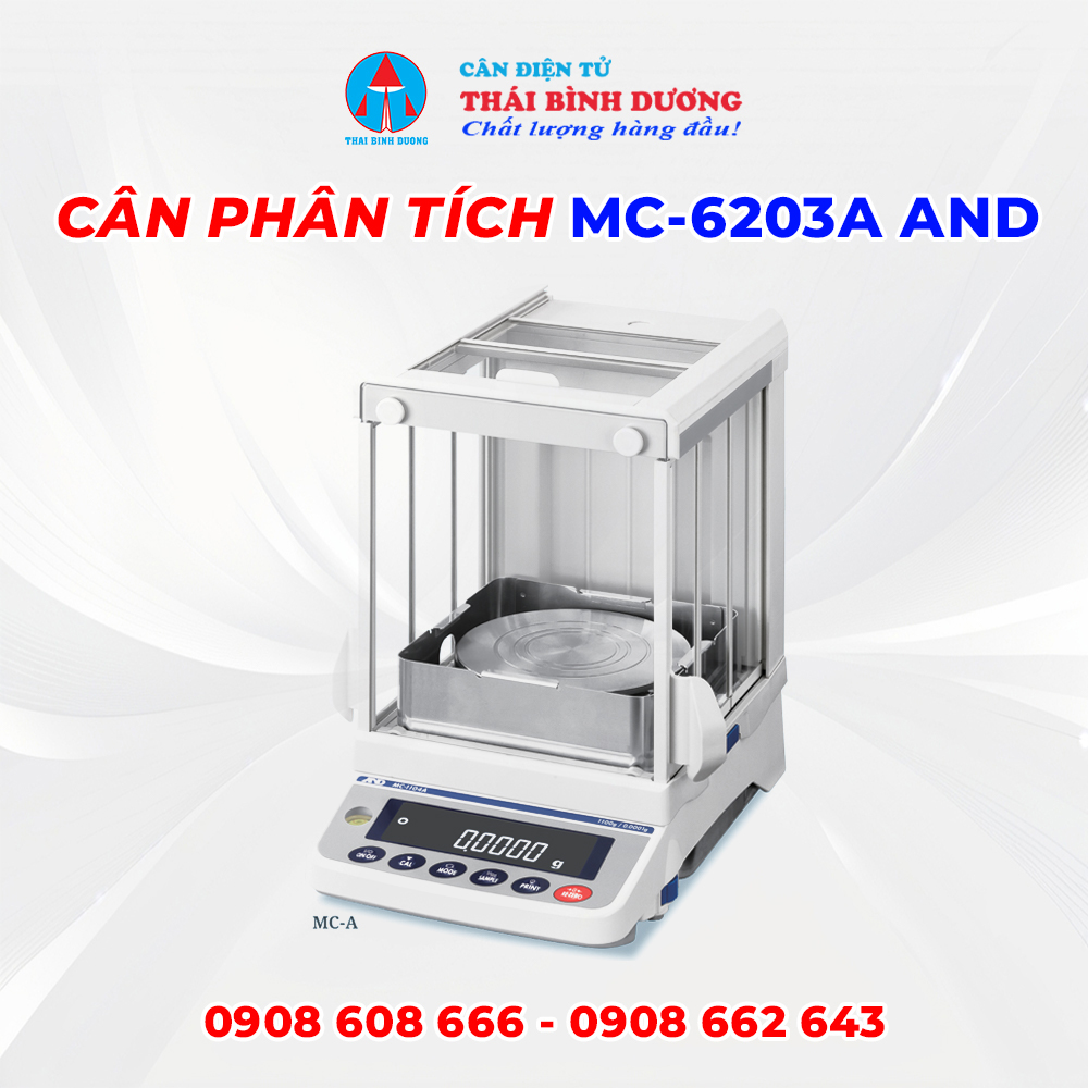 Cân Phân Tích MC-6203A AND – 6200g x 0,001g