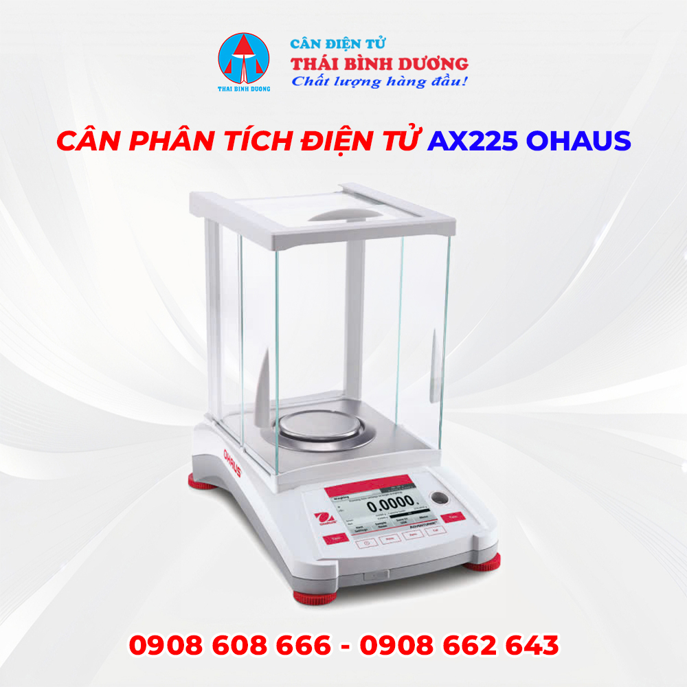 Cân Phân Tích Điện Tử AX225D OHAUS