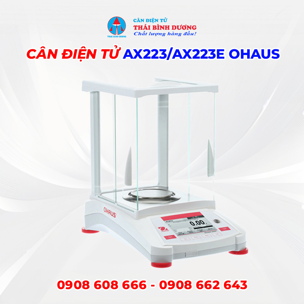 Cân Điện Tử AX223/AX223E OHAUS – 220g x 0,001g