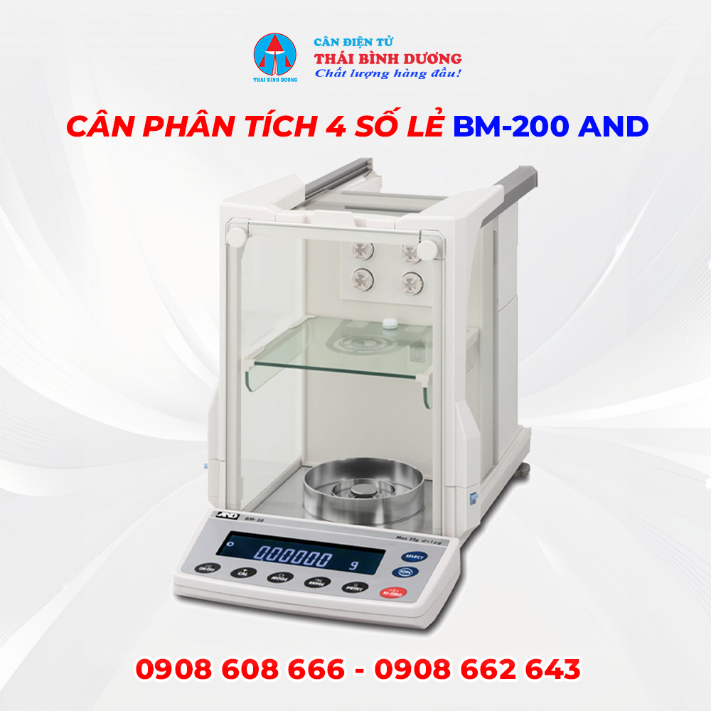 Cân Phân Tích 4 Số Lẻ BM-200 AND