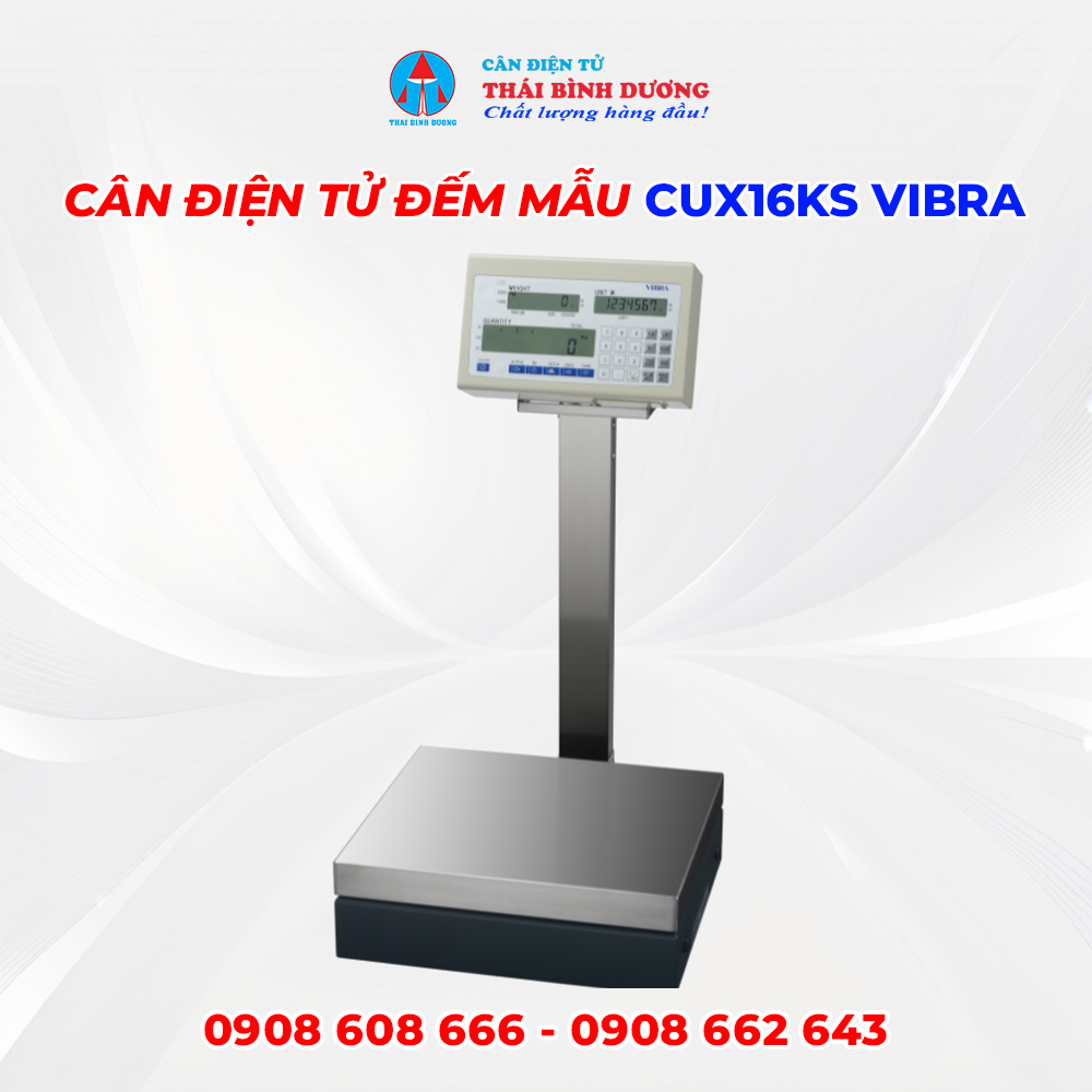 Cân Điện Tử Đếm Mẫu CUX16KS VIBRA