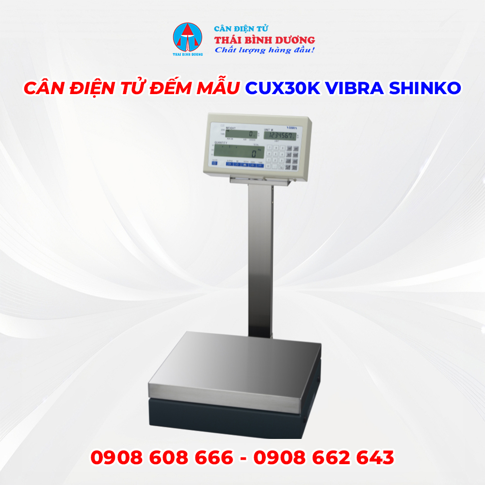 Cân Điện Tử Đếm Mẫu CUX30K Vibra Shinko