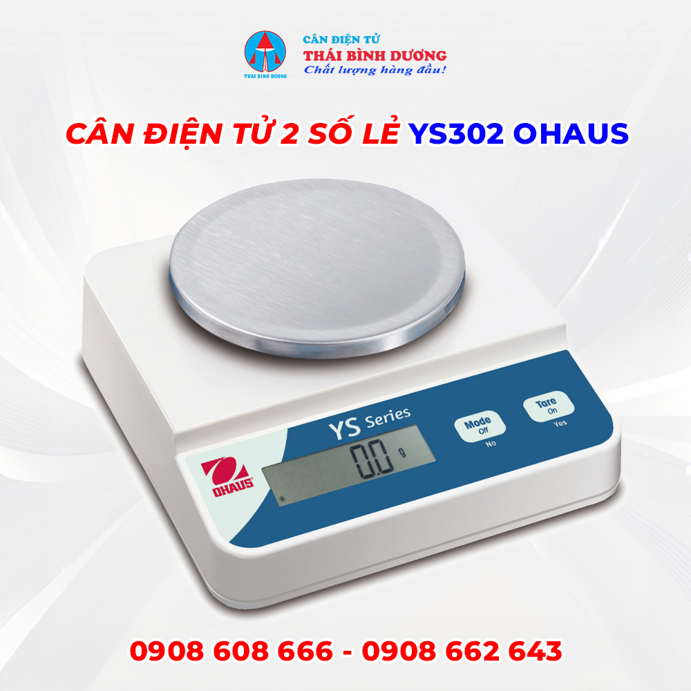 Cân Điện Tử 2 Số Lẻ YS302 Ohaus