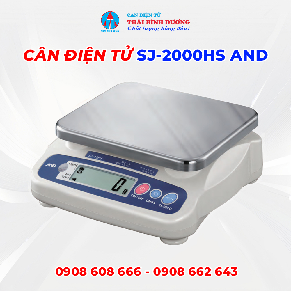 Cân Điện Tử SJ-2000HS AND