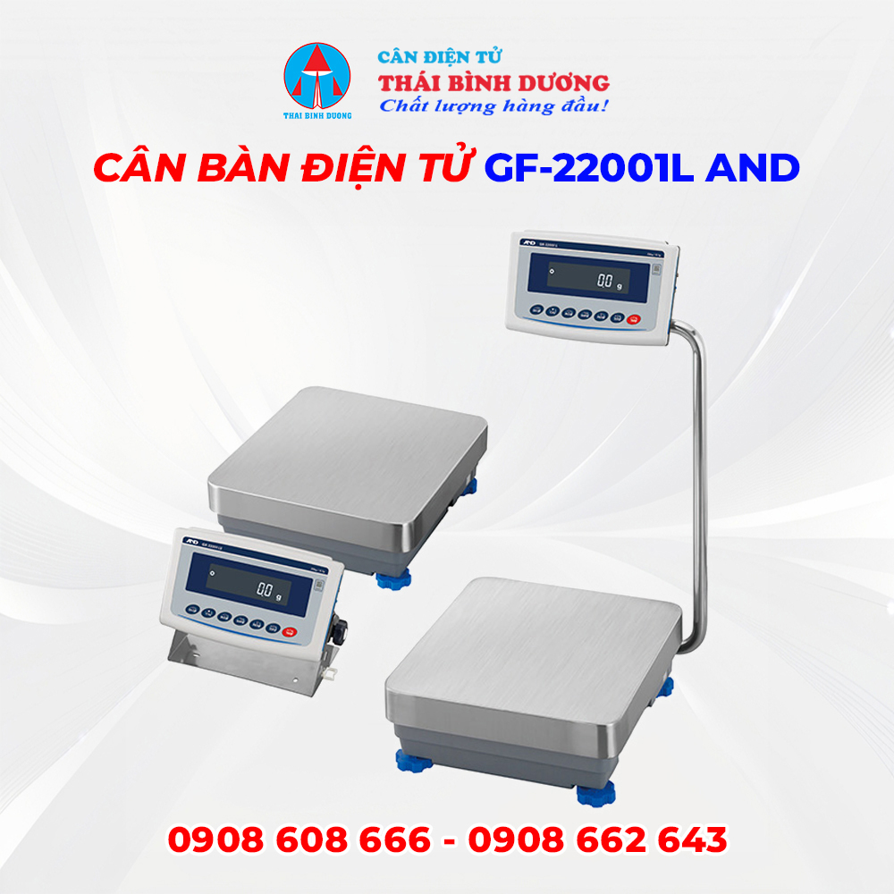 Cân Bàn Điện Tử GF-22001L AND 22kg x 0.1g